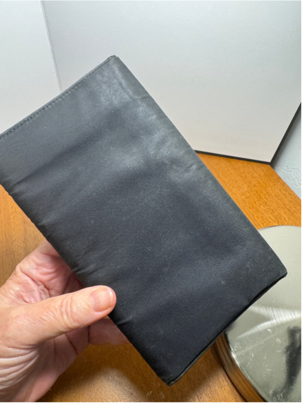 Prada Nylon Continental Black Nylon Wallet - Picture 7 of 9
